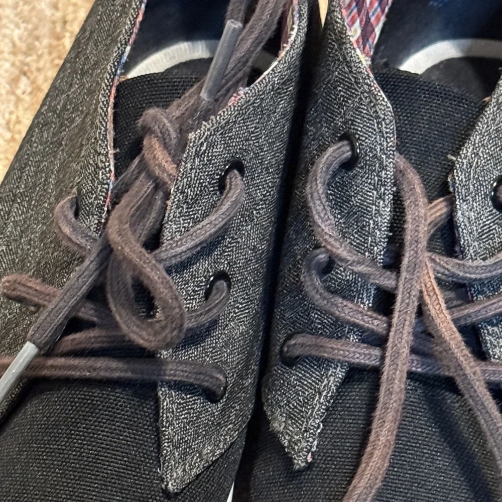 Ben Sherman Black and Gray Chukka Boots Size 10